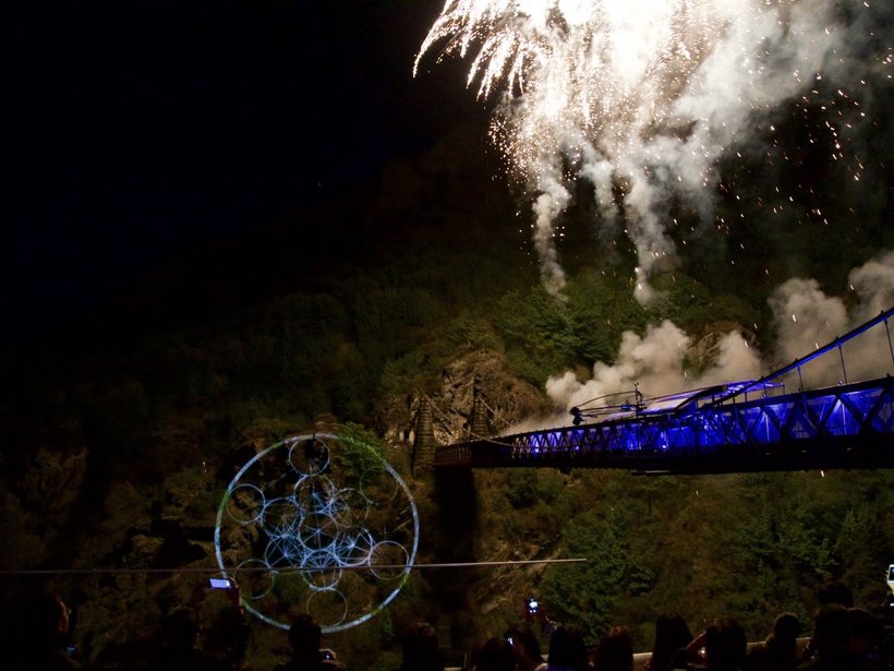 Kawarau Bridge Bungy Projection