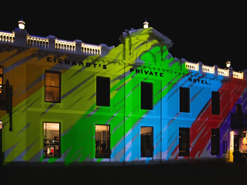 Interactive Projection Mapping at Eichardt's