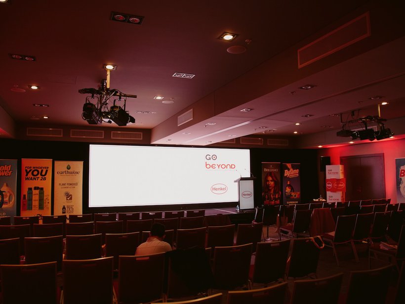 TomTom AV Production Queenstown Hilton Conference LED screen