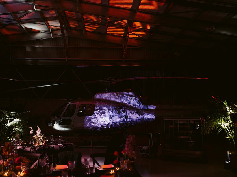 Projection heliworks hanger